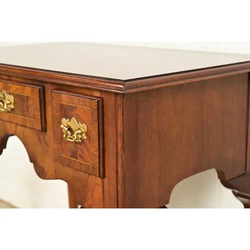 Councill Furniture Queen Anne Inlaid Mahogany Lowboy Dresser or Console Table - Image 10