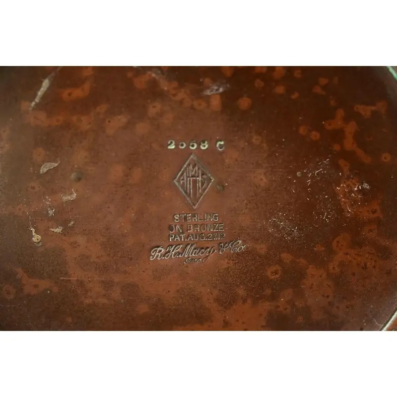 Heintz Arts & Crafts Sterling Silver on Bronze Humidor - Image 10