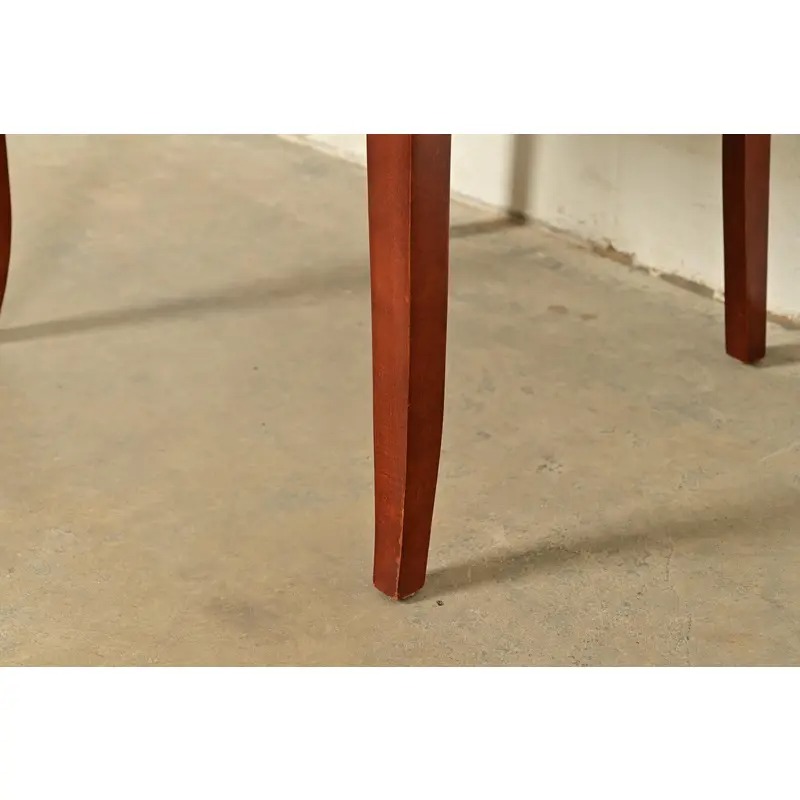 Bernhardt Regency Carved Mahogany Dining Chairs | Set of Six - Image 11