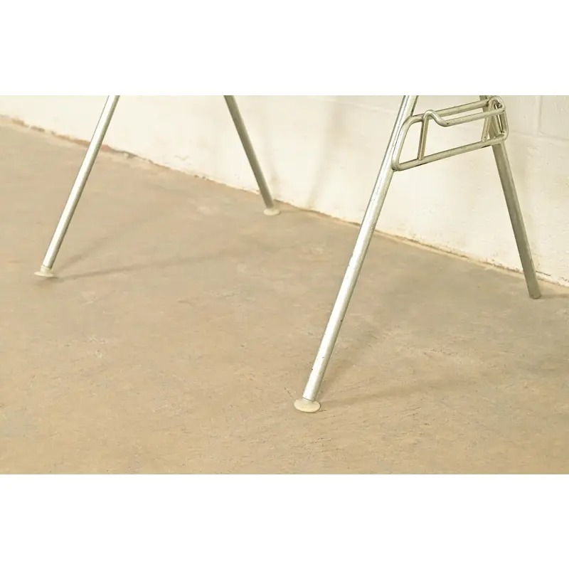 Charles & Ray Eames for Herman Miller DSS Seal Brown Stacking Shell Chairs | Set of Ten - Image 11