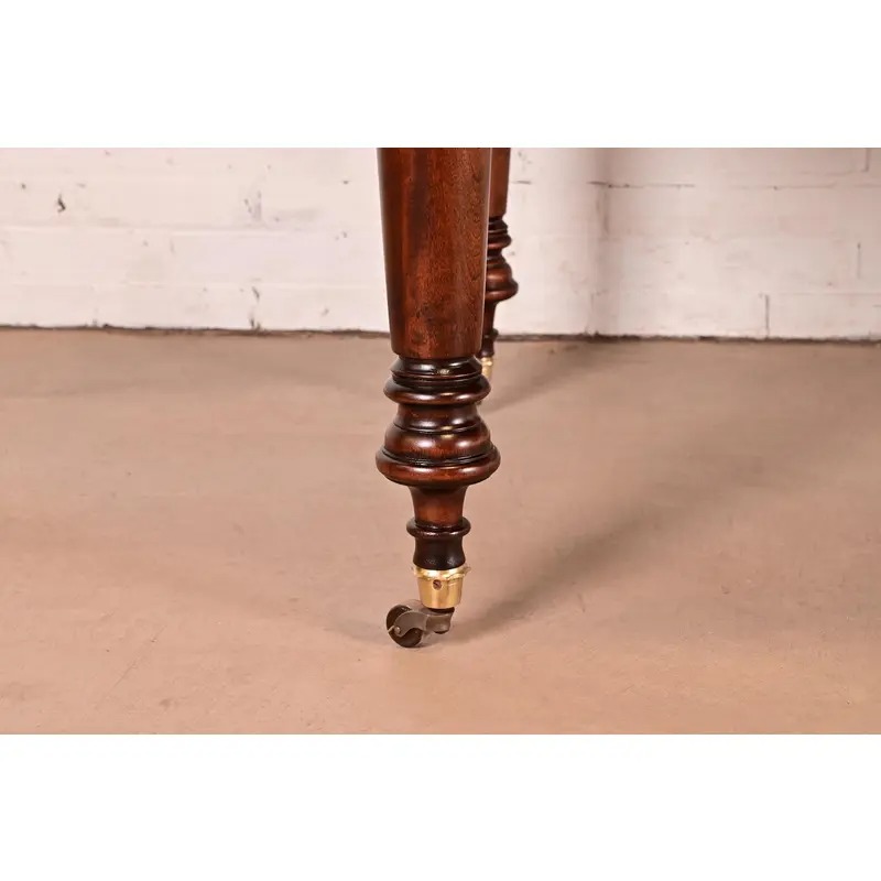 R. J. Horner Style Antique Victorian Carved Mahogany Extension Dining Table, Newly Refinished - Image 11