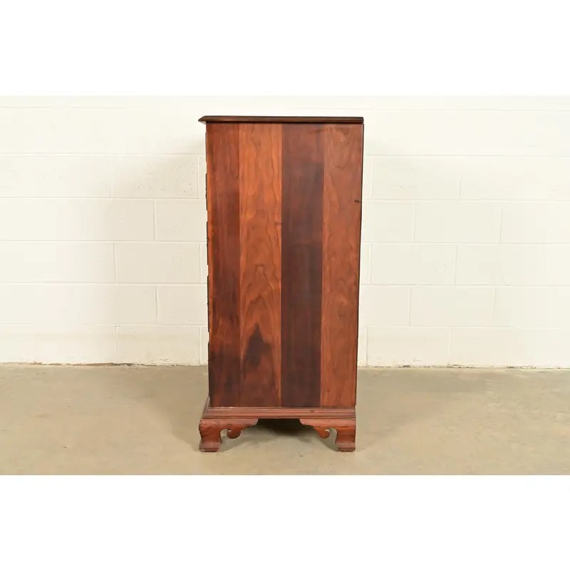Stickley American Colonial Solid Cherry Wood Highboy Dresser | Circa 1950s - Image 11