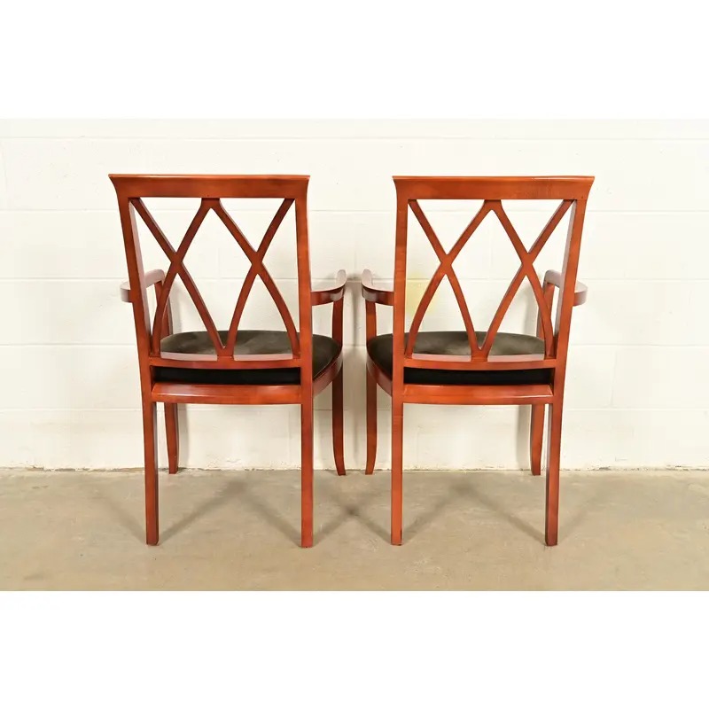 Bernhardt Regency Carved Mahogany Dining Chairs | Set of Six - Image 13