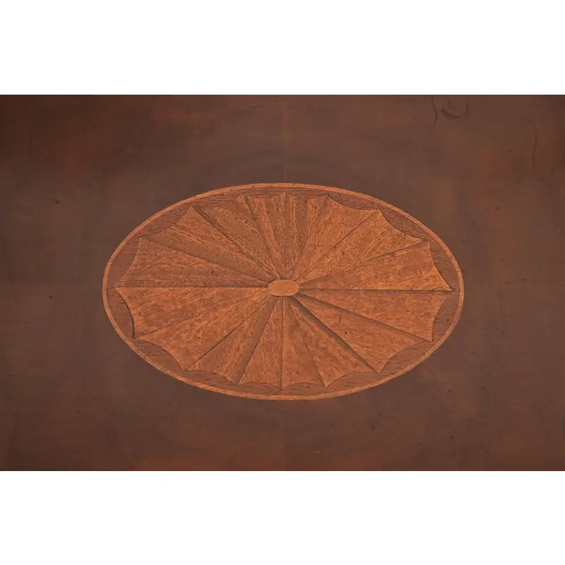 Councill Furniture Queen Anne Inlaid Mahogany Lowboy Dresser or Console Table - Image 13
