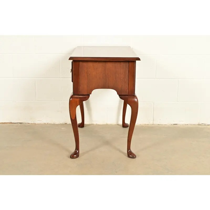 Councill Furniture Queen Anne Inlaid Mahogany Lowboy Dresser or Console Table - Image 14