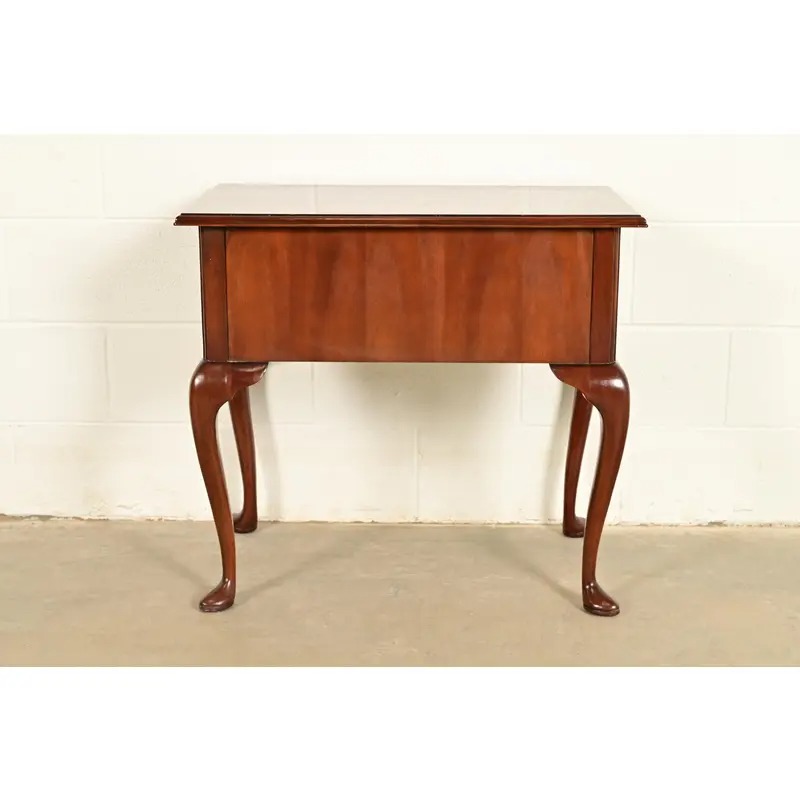 Councill Furniture Queen Anne Inlaid Mahogany Lowboy Dresser or Console Table - Image 15