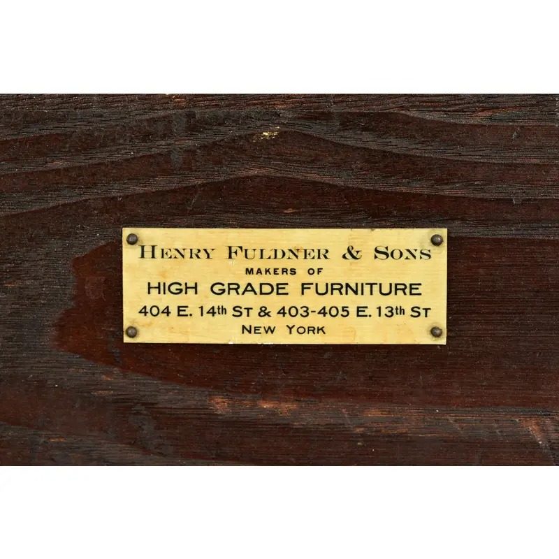 R. J. Horner Style Antique Victorian Carved Oak Sideboard or Buffet Server, Circa 1890s - Image 15