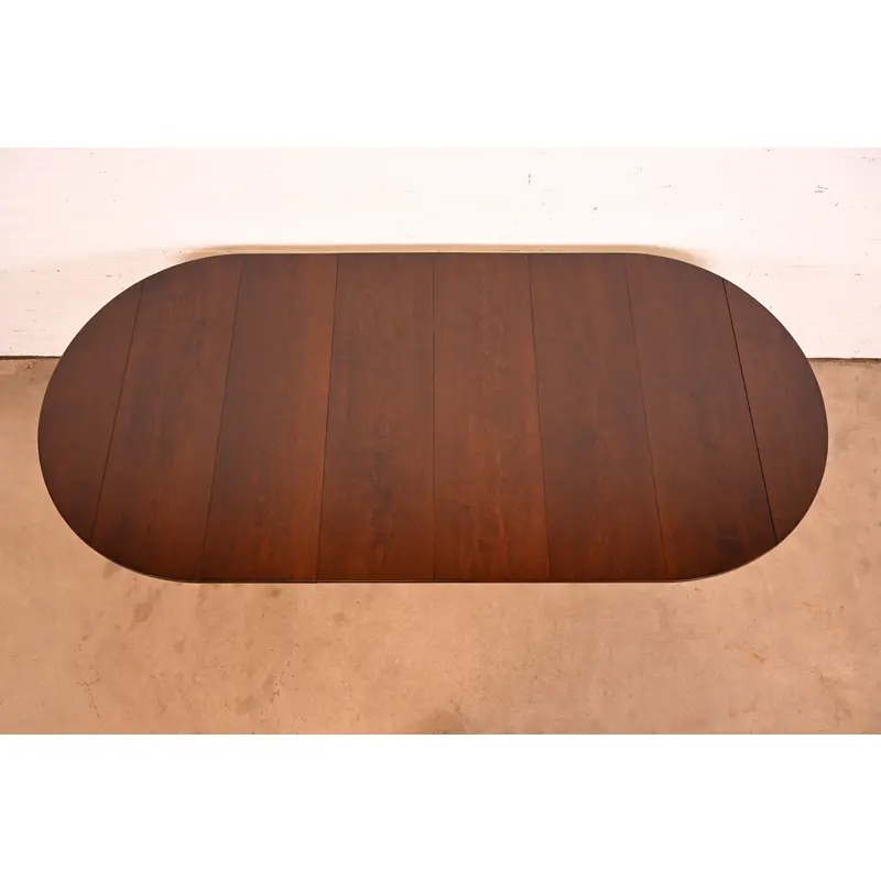 Kindel Furniture French Regency Louis XVI Cherry Wood Extension Dining Table, Newly Refinished - Image 5