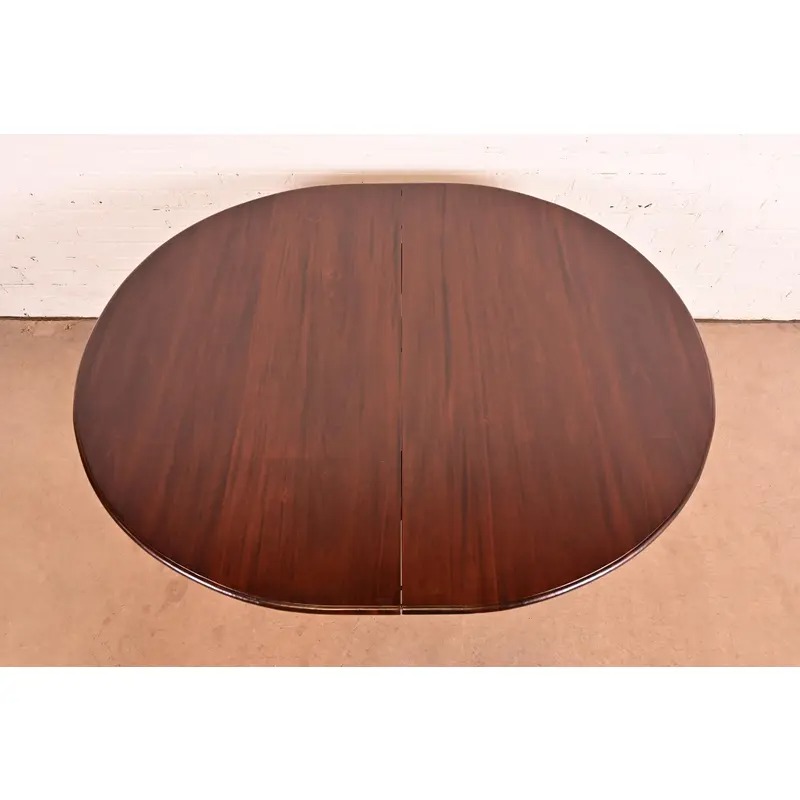 R. J. Horner Style Antique Victorian Carved Mahogany Extension Dining Table, Newly Refinished - Image 5