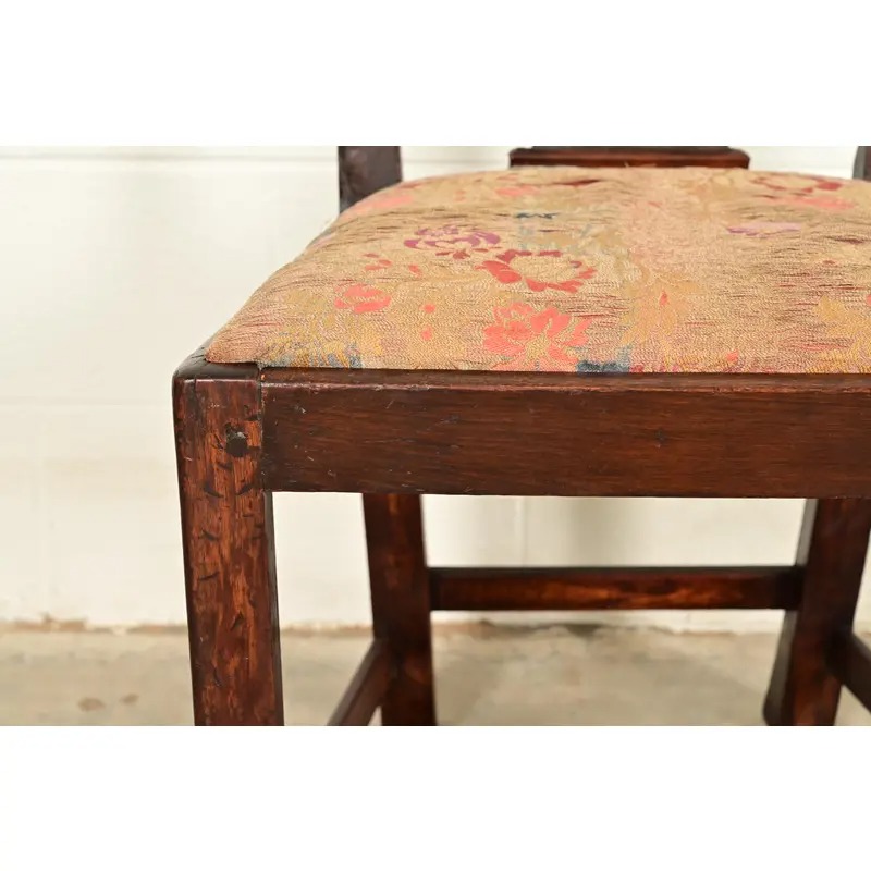 18th Century Antique Thomas Chippendale Period Carved Mahogany Side Chair or Dining Chair - Image 7