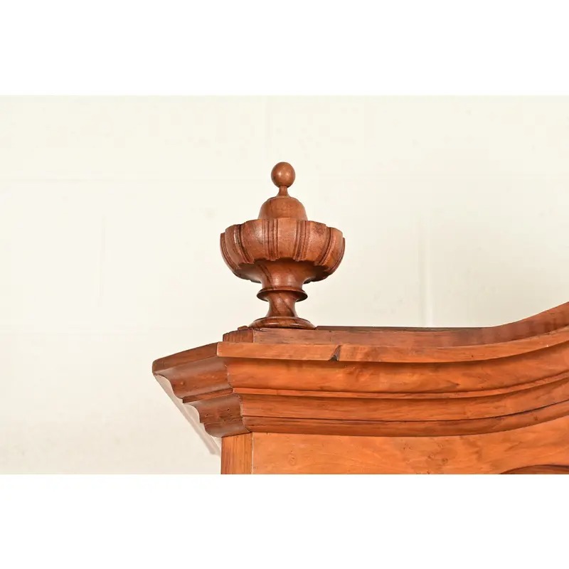 R. J. Horner Style Antique Victorian Carved Walnut Bookcase Cabinet, Circa 1880s - Image 7