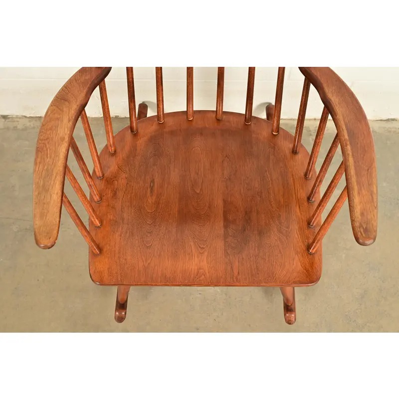 Russel Wright for Conant Ball Solid Birch Rocking Chair | 1950s - Image 7