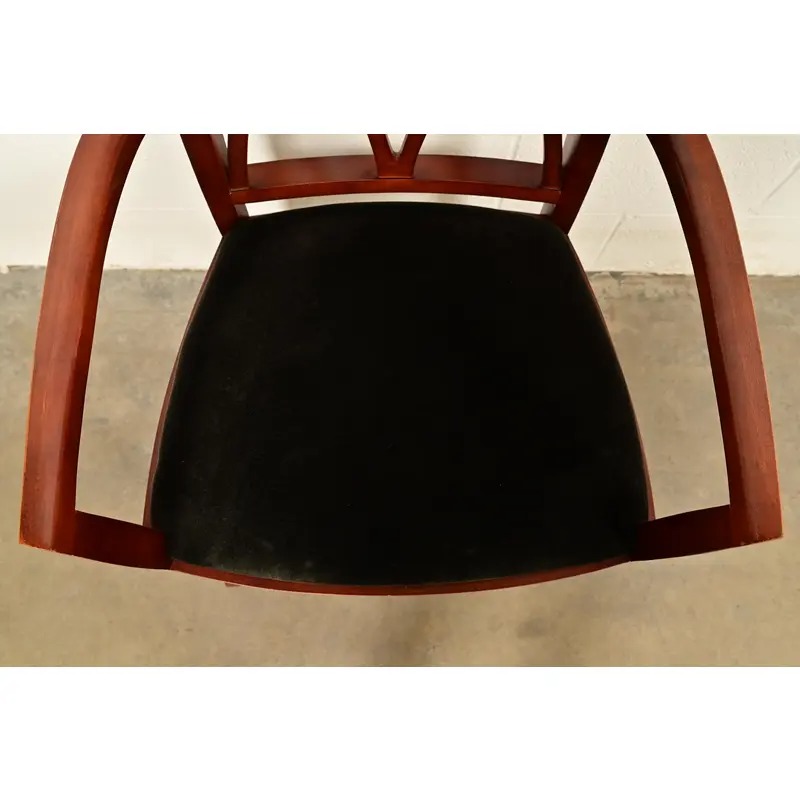 Bernhardt Regency Carved Mahogany Dining Chairs | Set of Six - Image 8