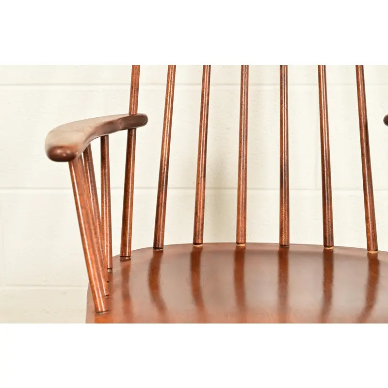 Russel Wright for Conant Ball Solid Birch Rocking Chair | 1950s - Image 8