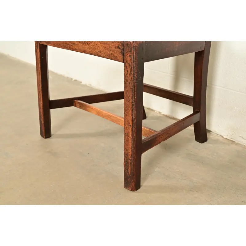 18th Century Antique Thomas Chippendale Period Carved Mahogany Side Chair or Dining Chair - Image 9