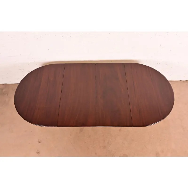 R. J. Horner Style Antique Victorian Carved Mahogany Extension Dining Table, Newly Refinished - Image 9