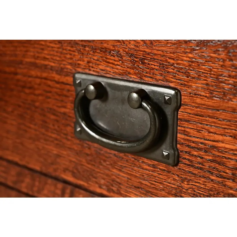 Stickley Style Mission Oak Arts & Crafts Twelve-Drawer Dresser or Chest of Drawers - Image 9