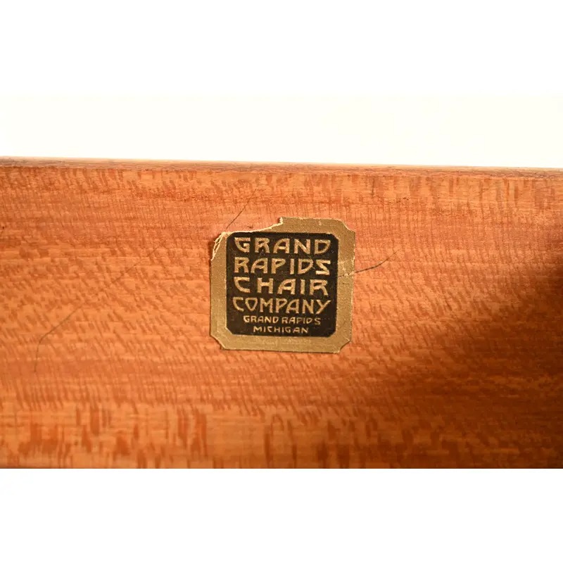 Grand Rapids Chair Co. Antique Victorian Carved Walnut Slant Front Writing Desk, Circa 1930s - Image 11