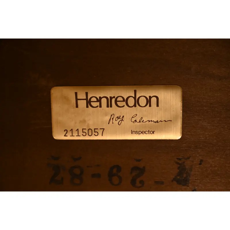 Henredon Hollywood Regency Chinoiserie Mahogany Hand-Painted Console Table With Bird Motif | Circa 1980s - Image 15