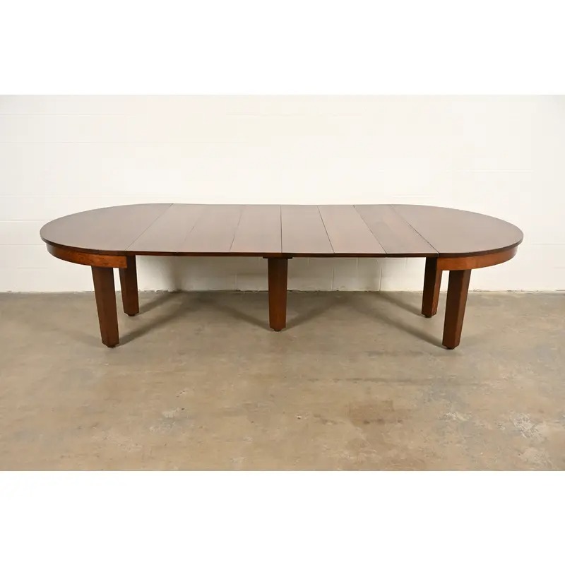 L. & J. G. Stickley Antique Mission Oak Arts & Crafts Extension Dining Table | Newly Refinished - Image 7