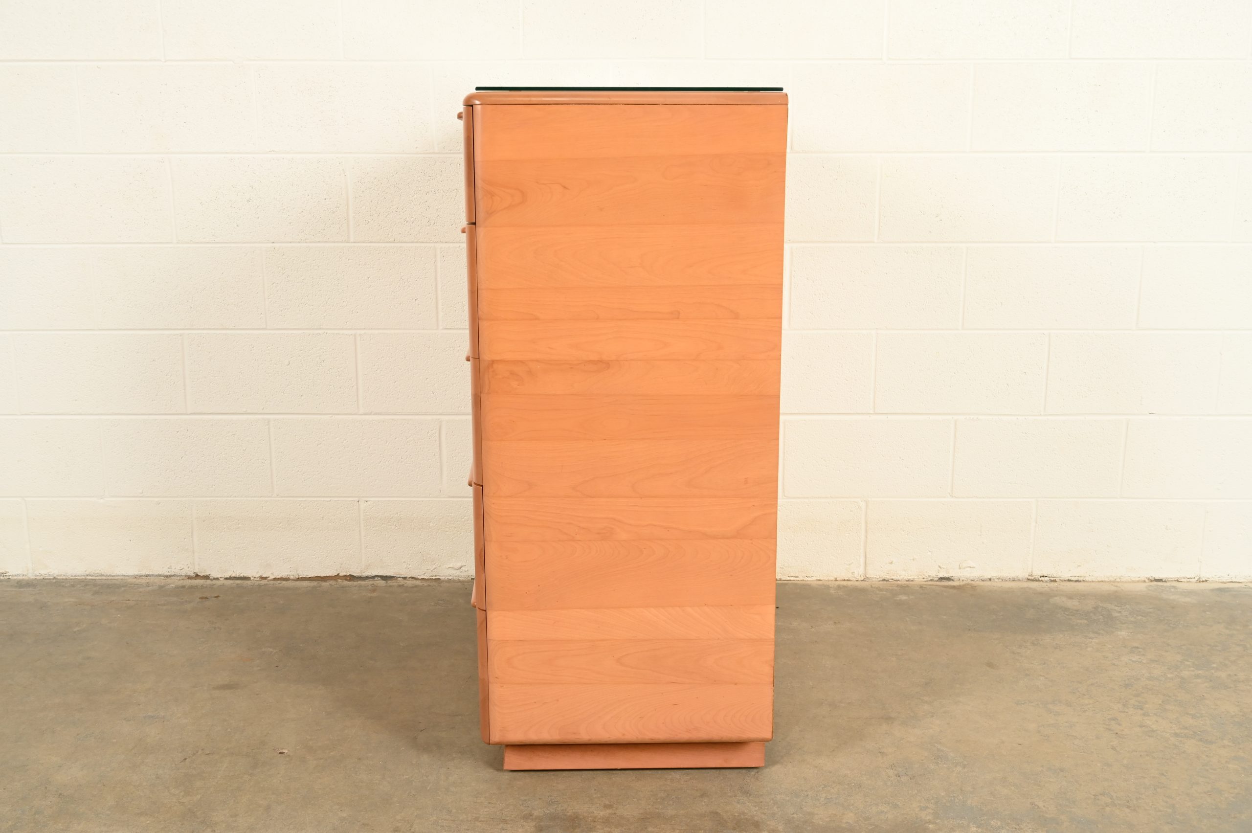 Heywood Wakefield Mid-Century Modern Solid Birch Five-Drawer Highboy Dresser, 1965 - Image 14