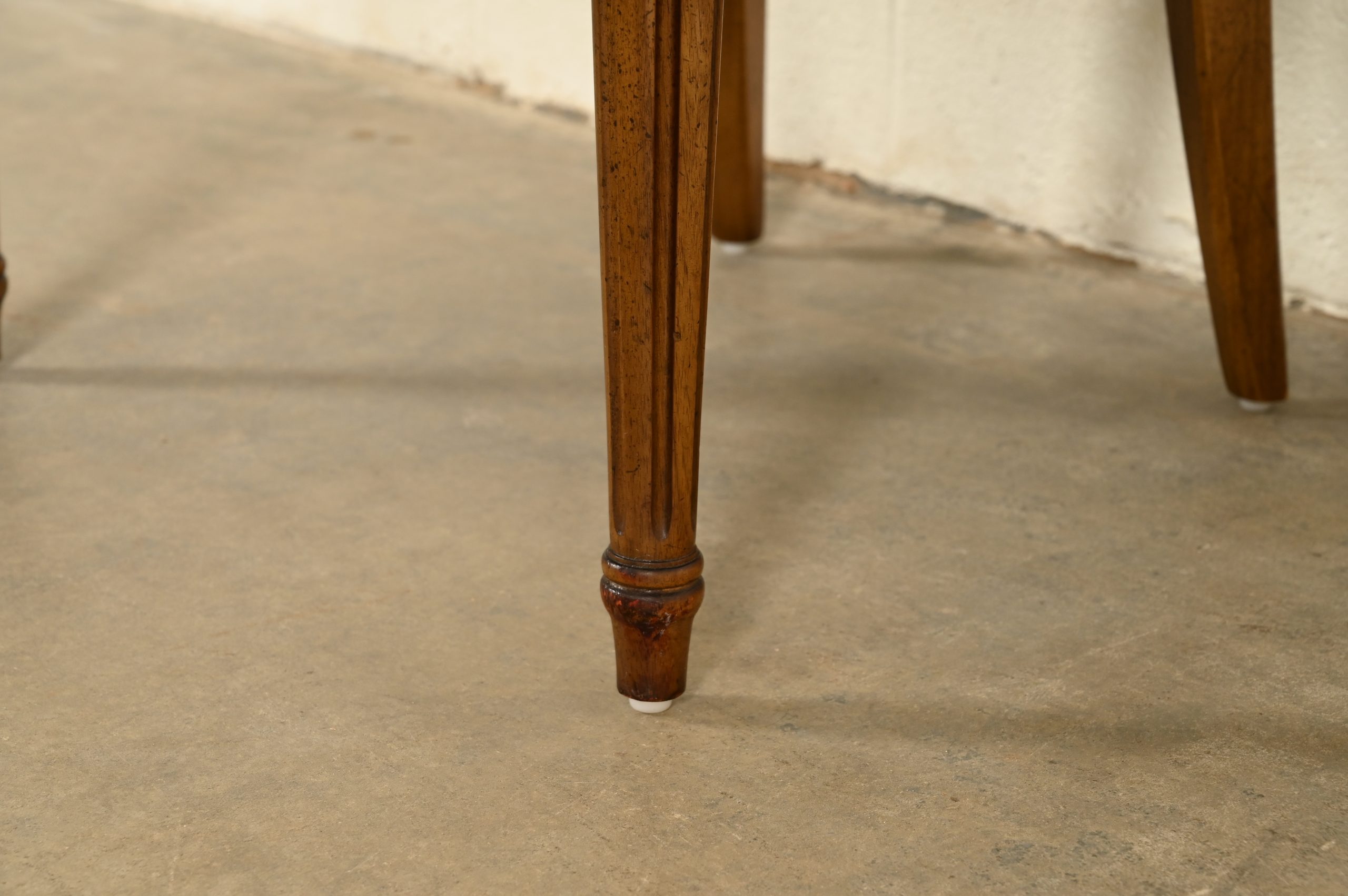 Henredon French Regency Louis XVI Carved Walnut Cane Back Dining Chairs, Set of Six - Image 11