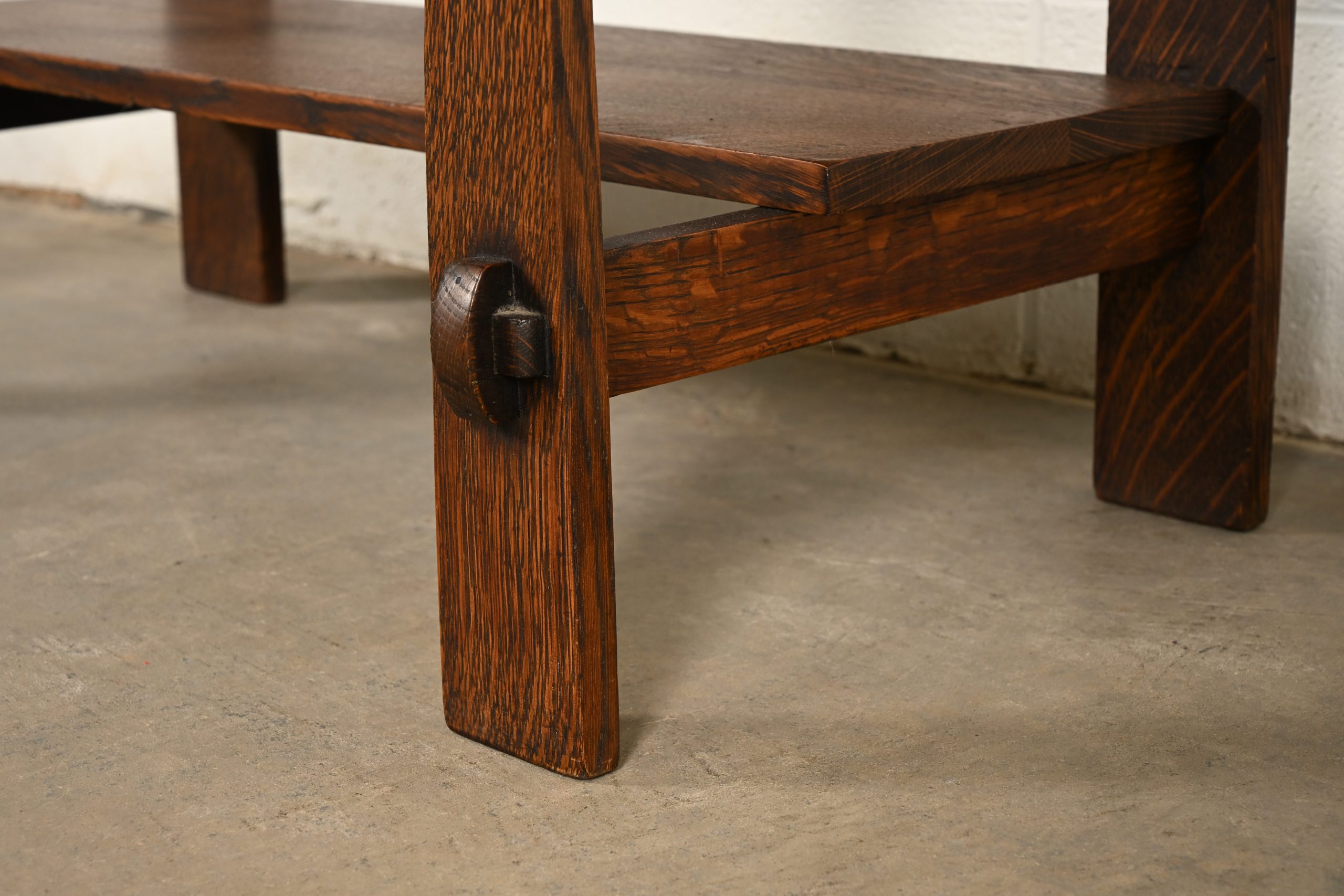 Stickley Brothers Style Antique Mission Oak Arts & Crafts Drop Front Secretary Desk, Circa 1910 - Image 13