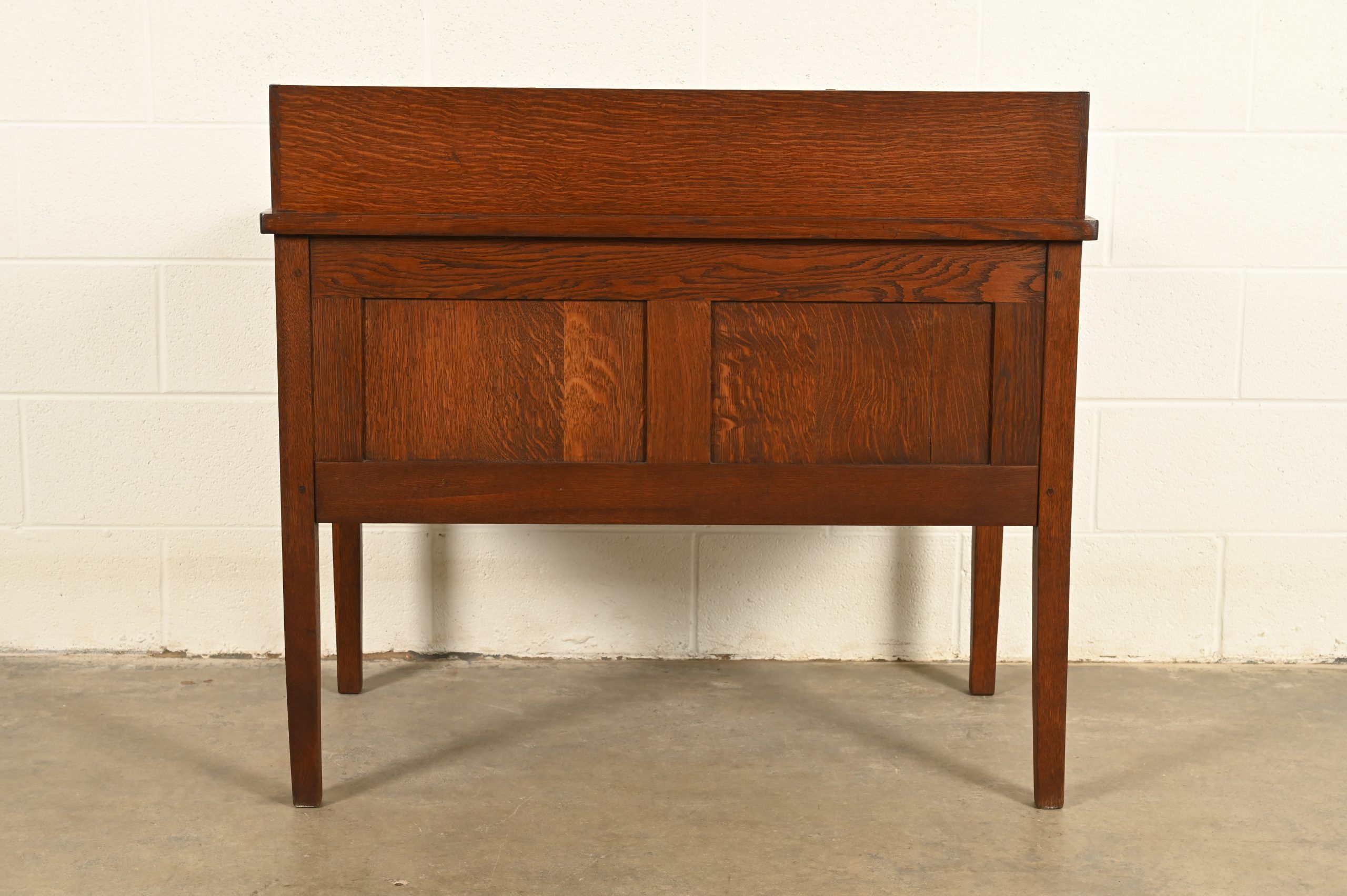 Early Gustav Stickley Mission Oak Arts & Crafts Writing Desk, Circa 1904 - Image 13