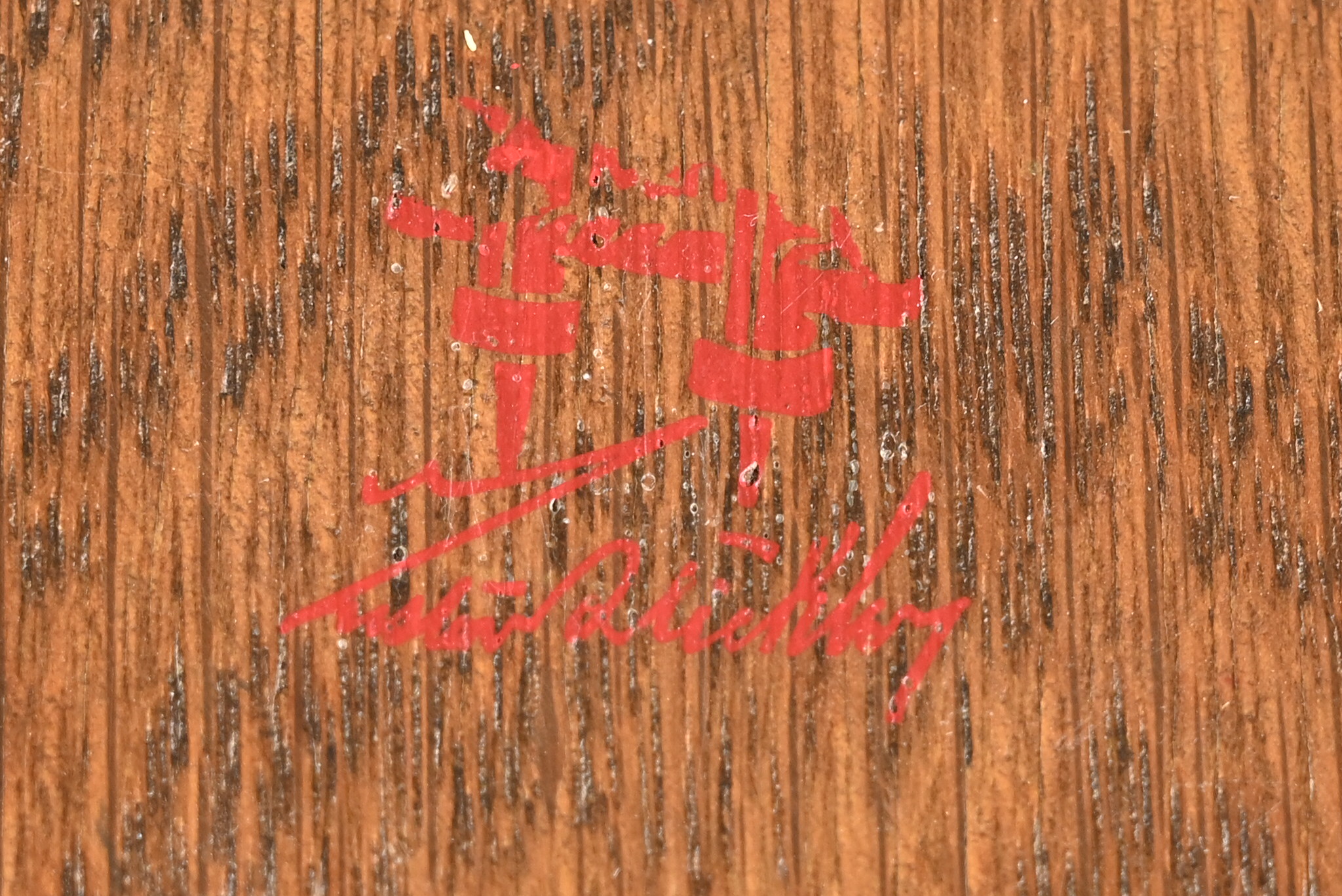 Early Gustav Stickley Mission Oak Arts & Crafts Writing Desk, Circa 1904 - Image 14