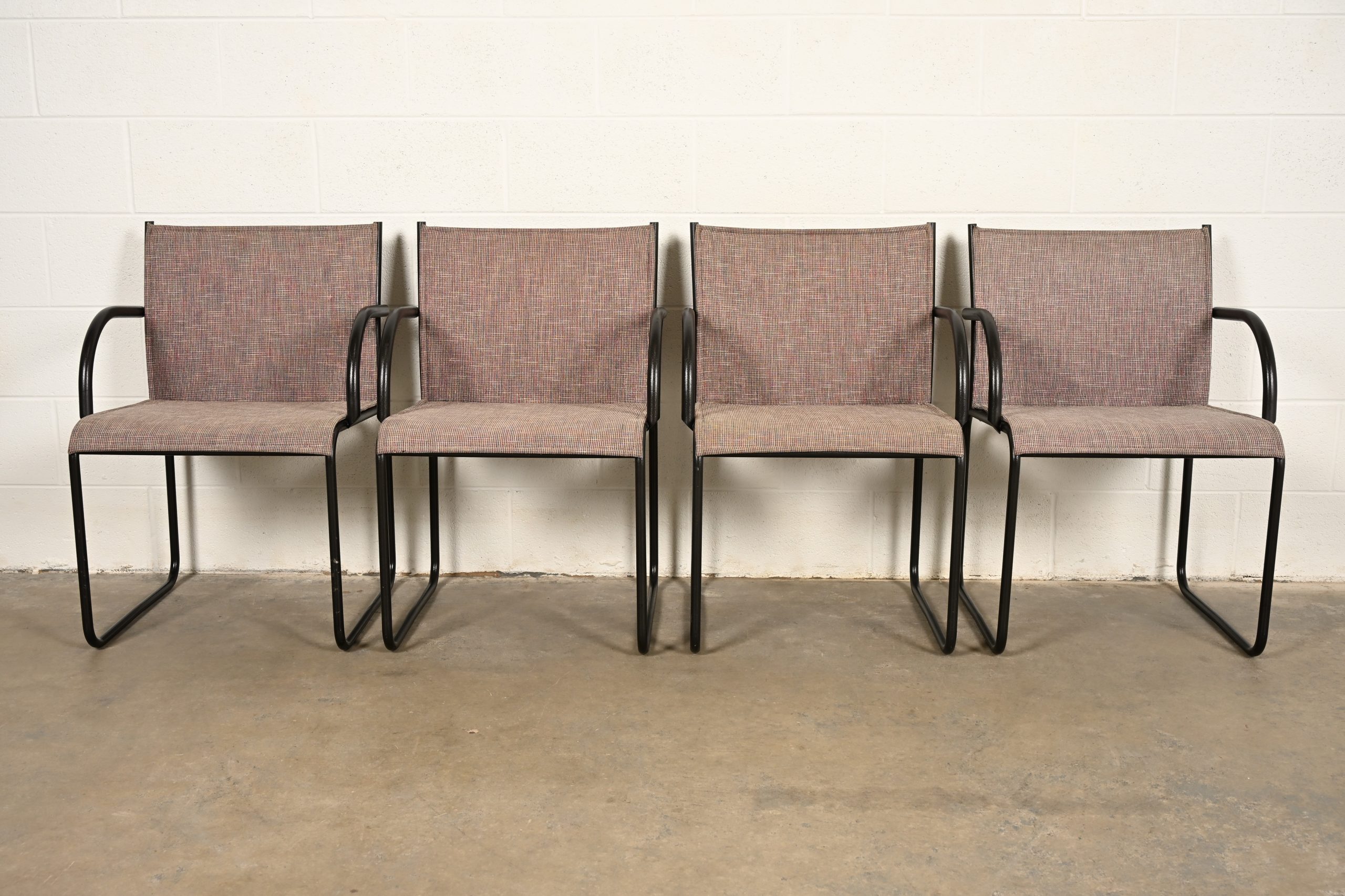 Richard Schultz for Knoll Modern Model 1407 Armchairs, Set of Four