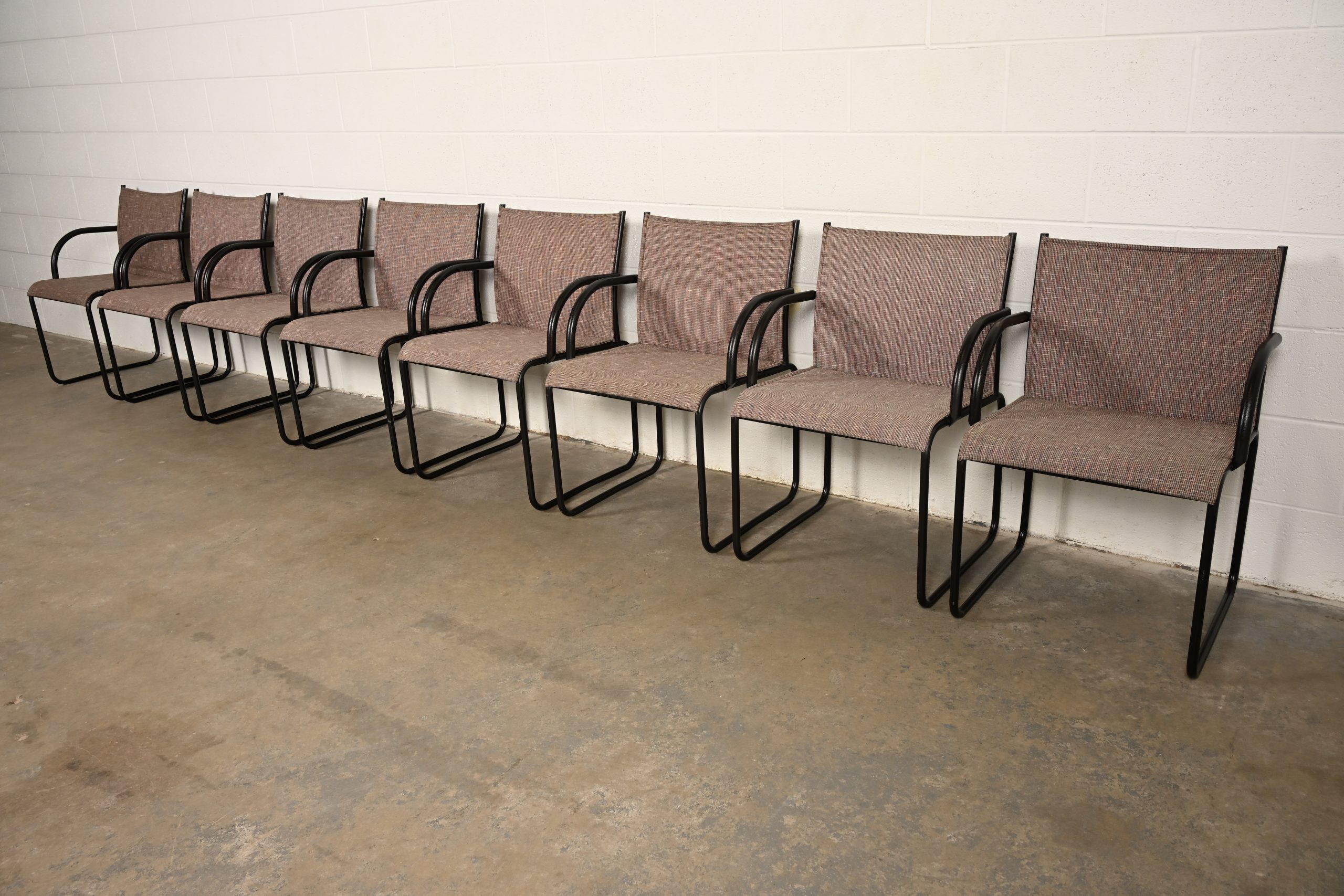 Richard Schultz for Knoll Modern Model 1407 Armchairs, Set of Eight - Image 4