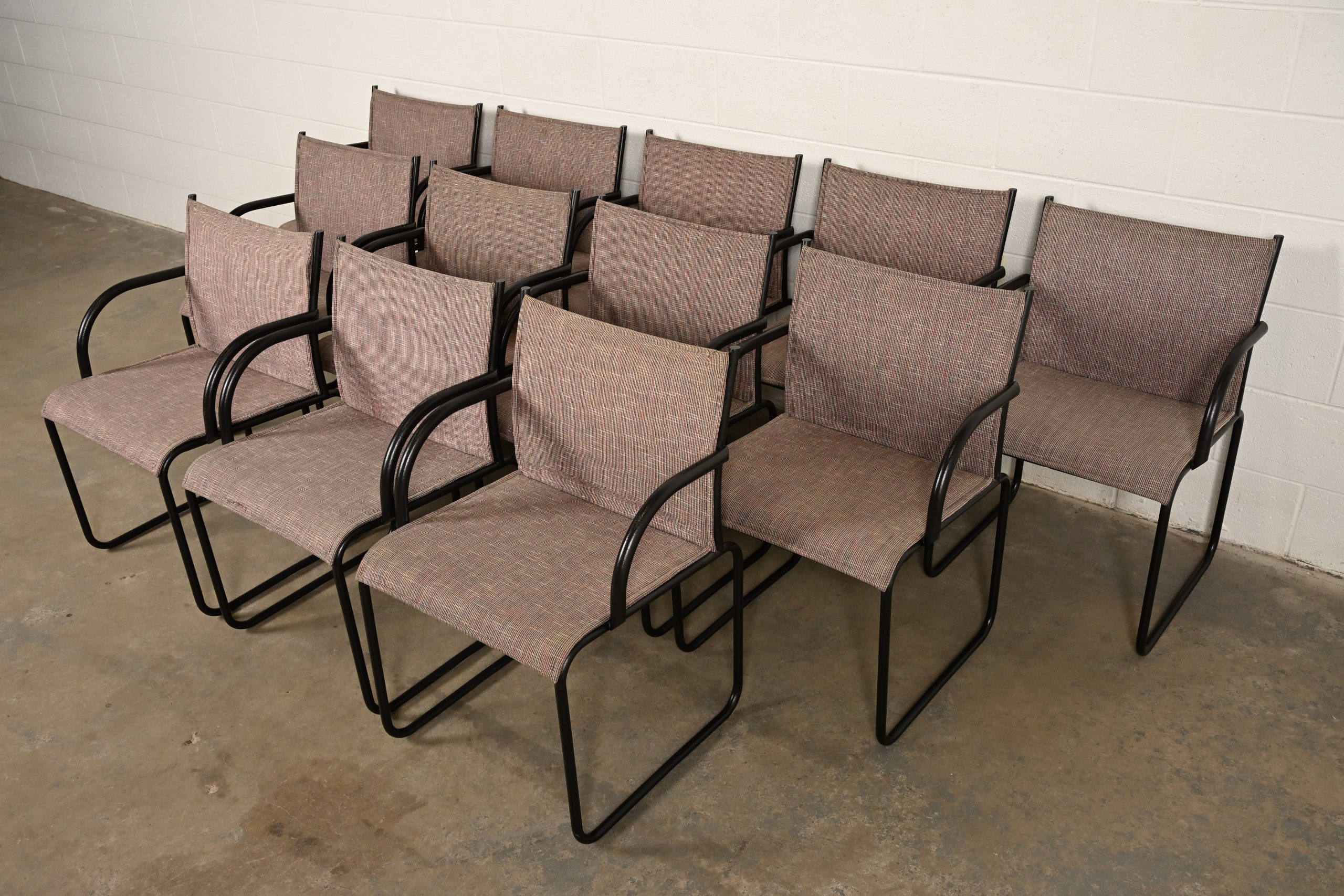 Richard Schultz for Knoll Modern Model 1407 Armchairs, Set of Twelve