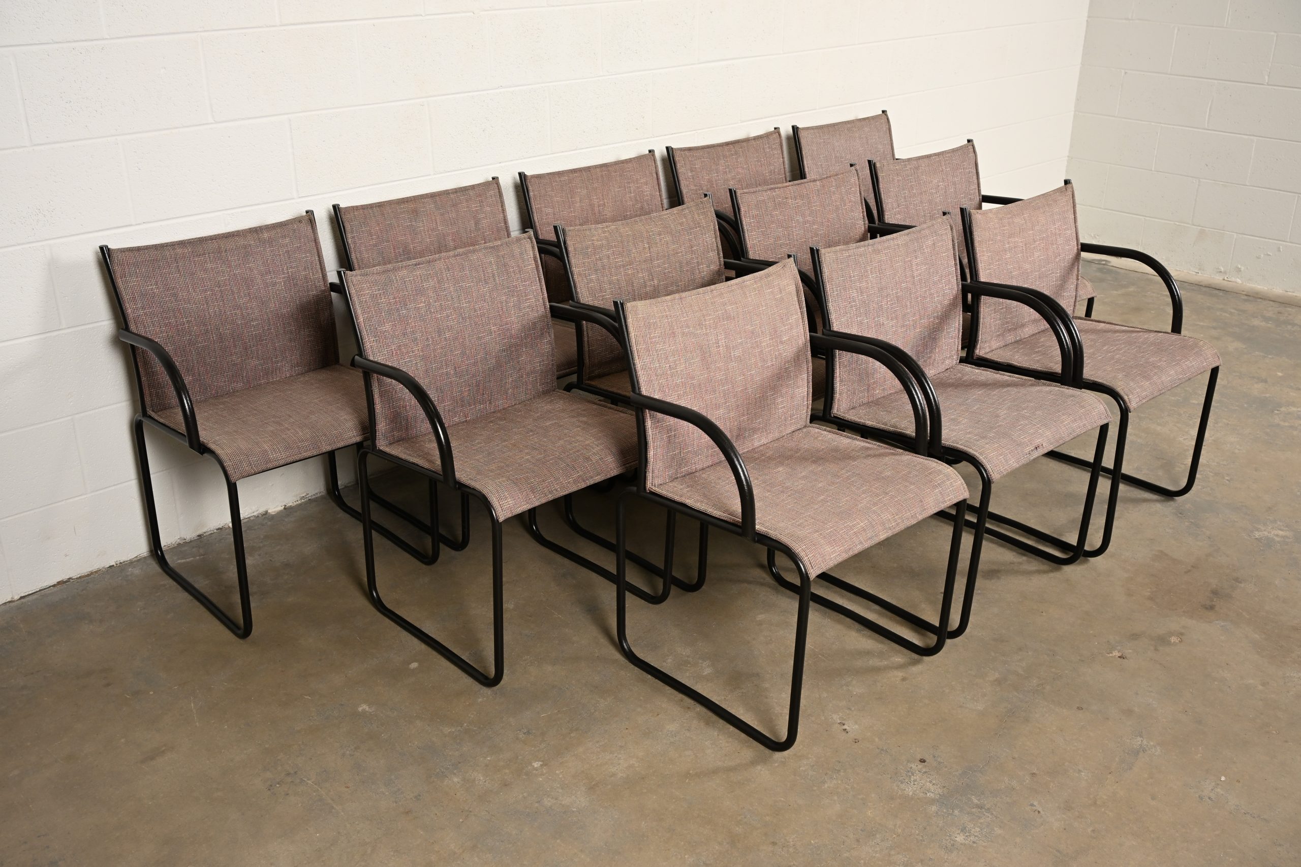 Richard Schultz for Knoll Modern Model 1407 Armchairs, Set of Twelve - Image 4