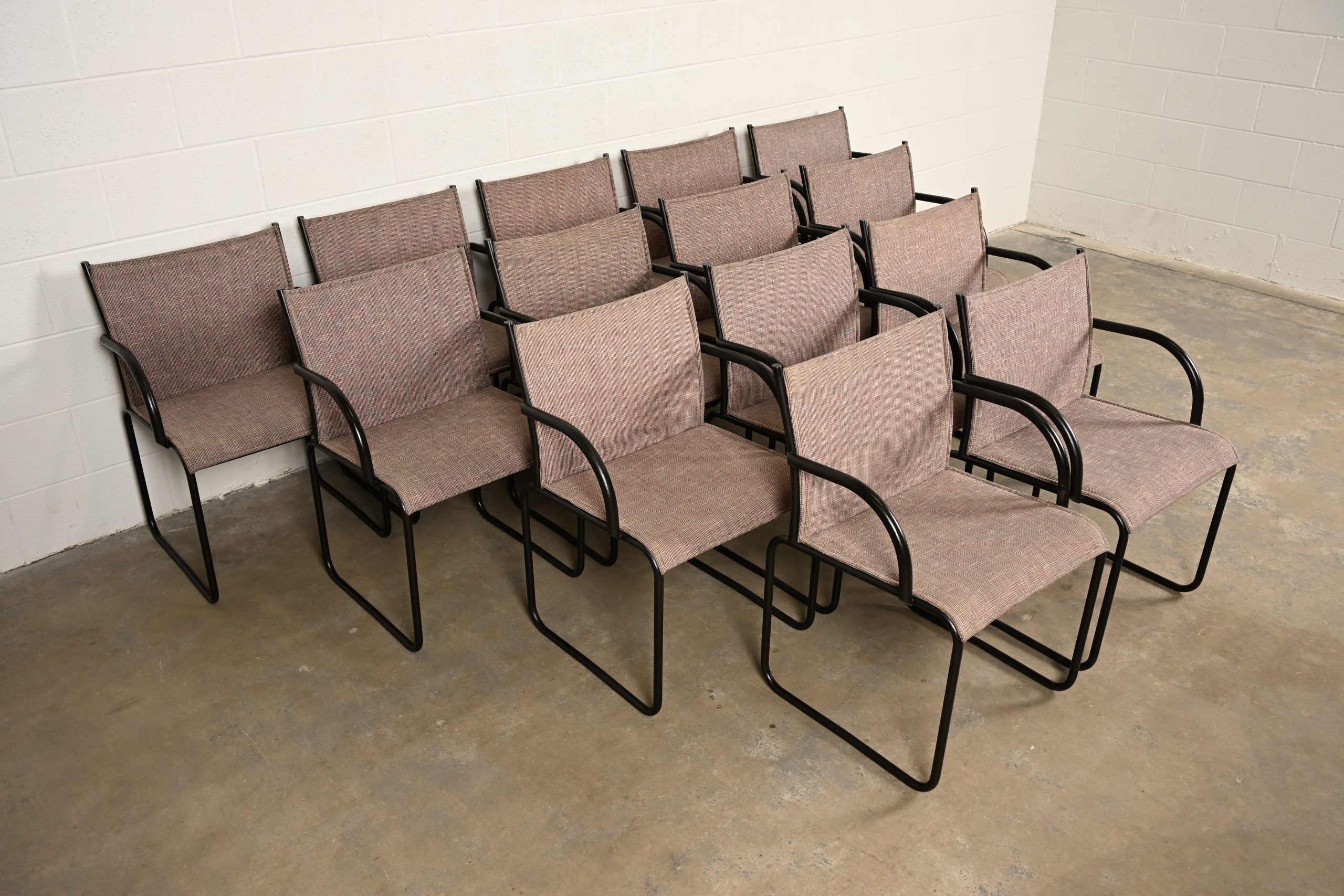 Richard Schultz for Knoll Modern Model 1407 Armchairs, Set of Fourteen - Image 3