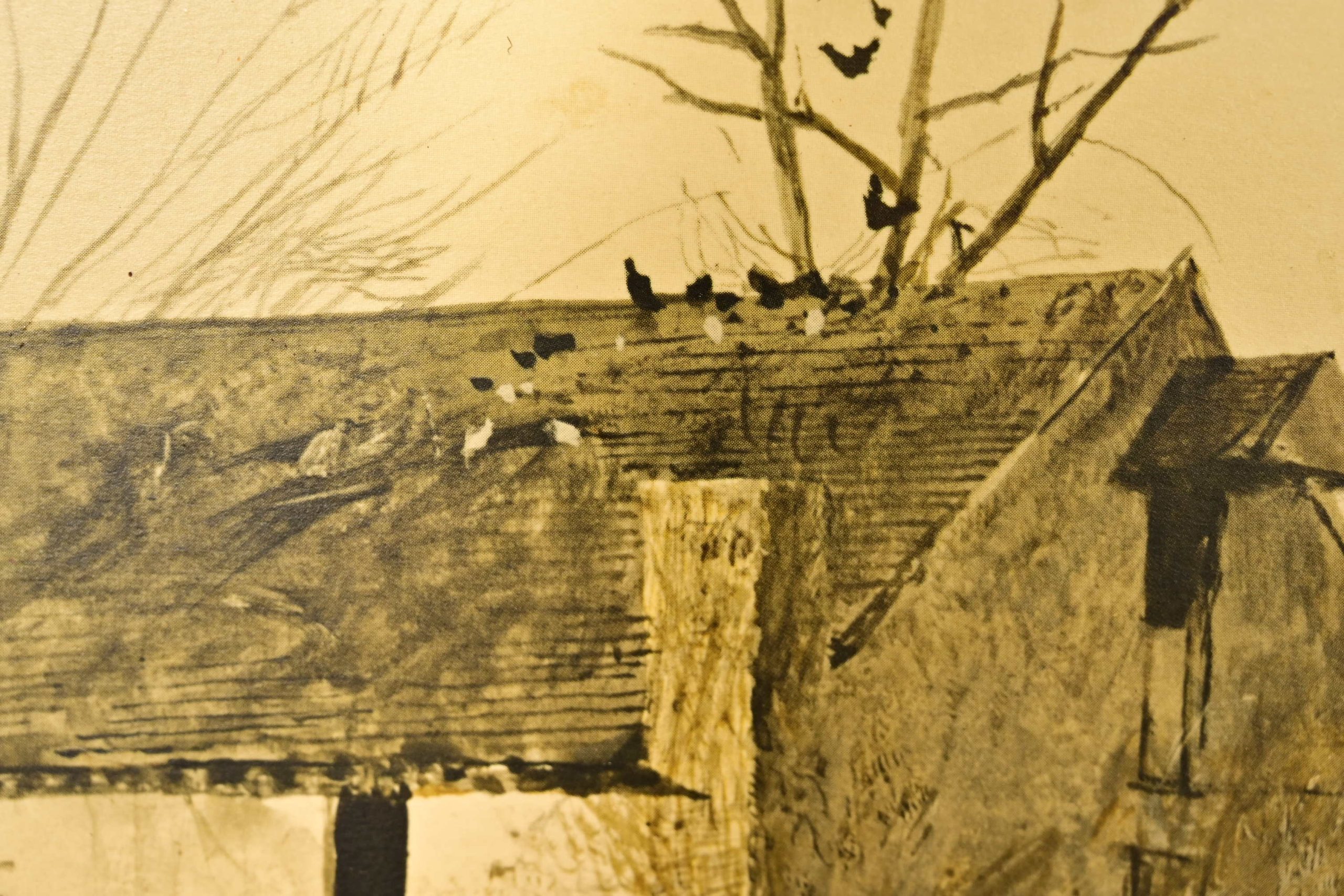 Andrew Wyeth "The Mill" Original Framed Lithograph, Circa 1970s - Image 7