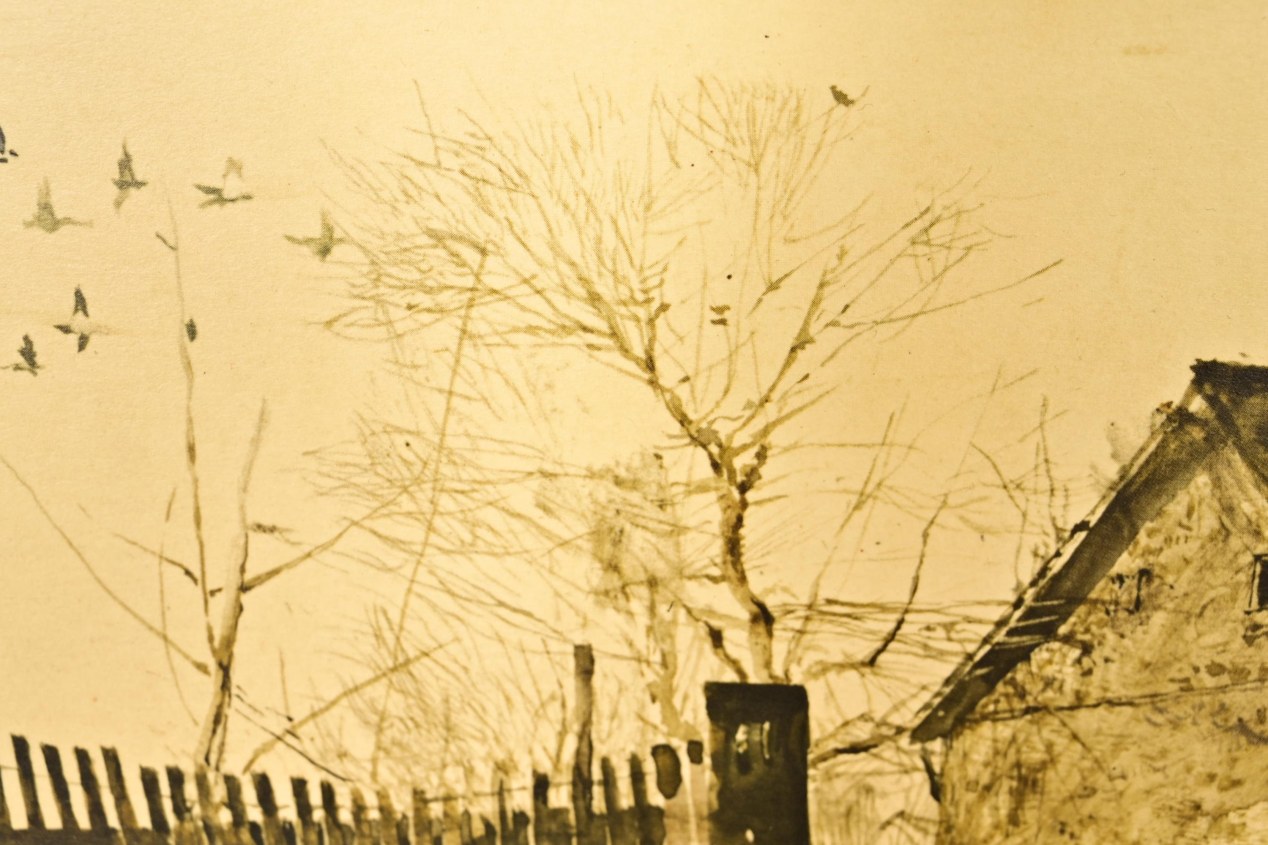 Andrew Wyeth "The Mill" Original Framed Lithograph, Circa 1970s - Image 8