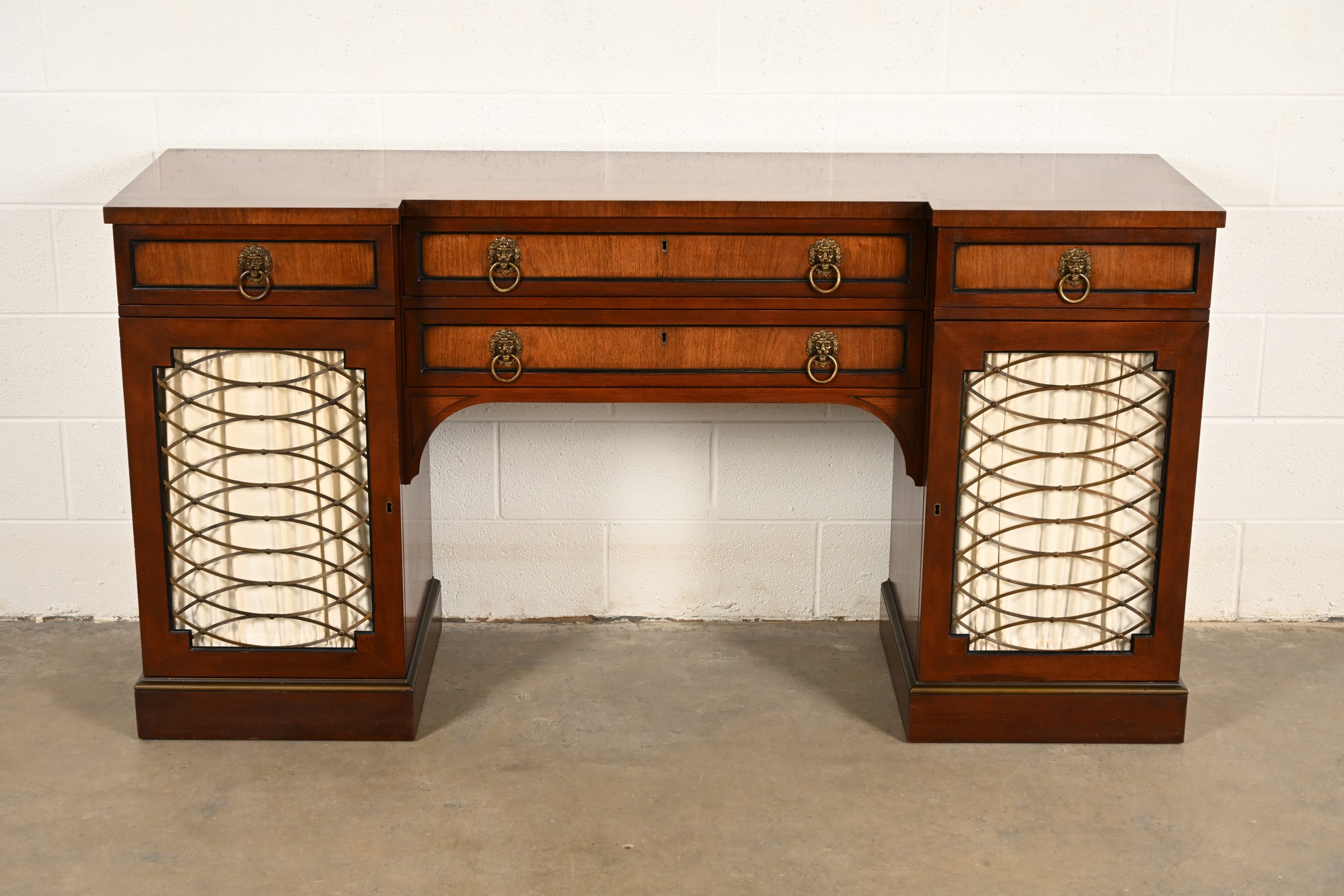 Kittinger English Regency Carved Mahogany Sideboard Buffet, Circa 1960s - Image 3