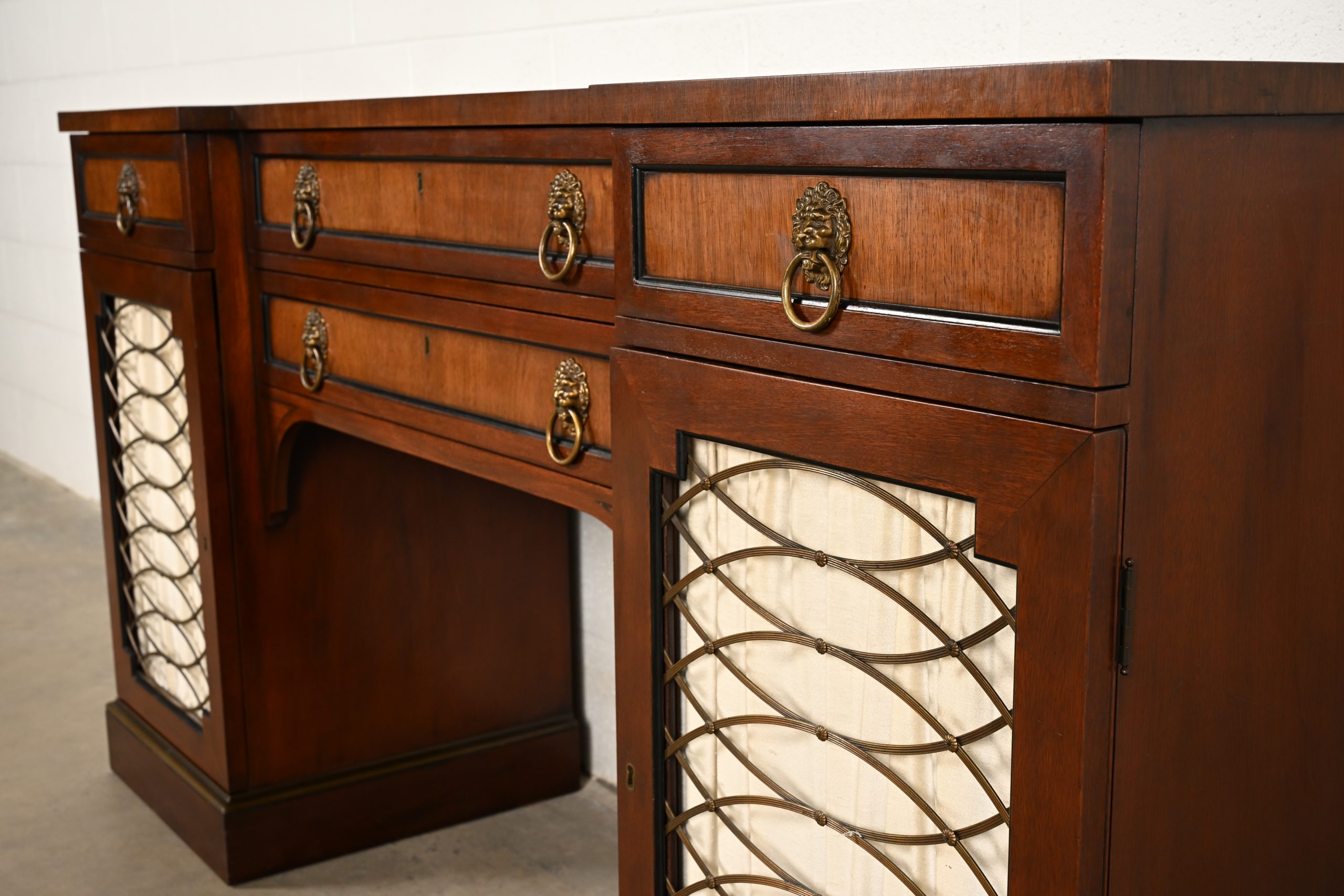Kittinger English Regency Carved Mahogany Sideboard Buffet, Circa 1960s - Image 10