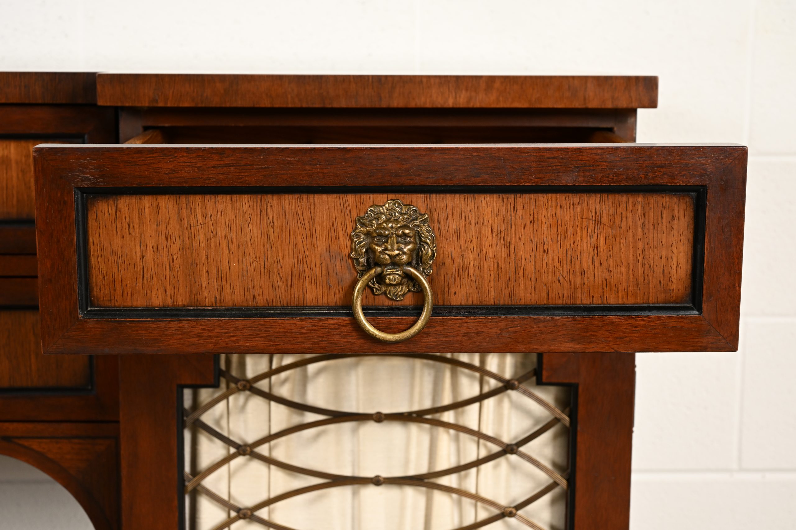 Kittinger English Regency Carved Mahogany Sideboard Buffet, Circa 1960s - Image 9