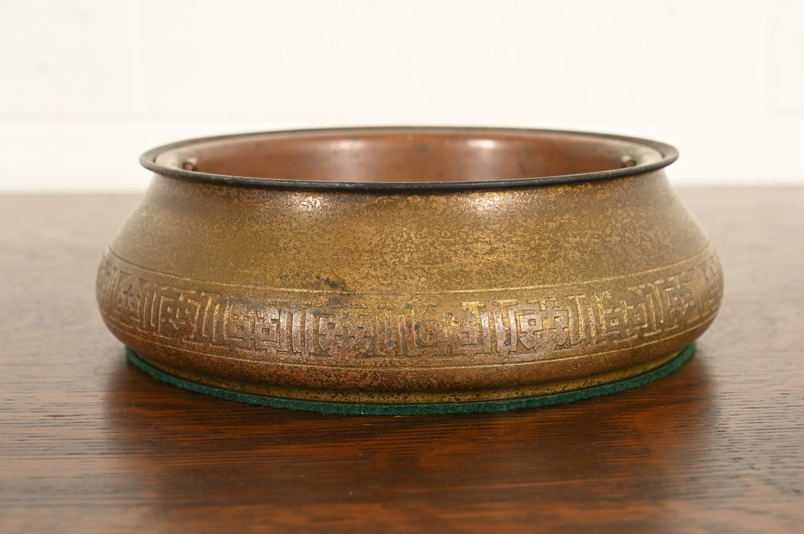 Tiffany Studios New York Bronze Doré Jardiniere or Planter