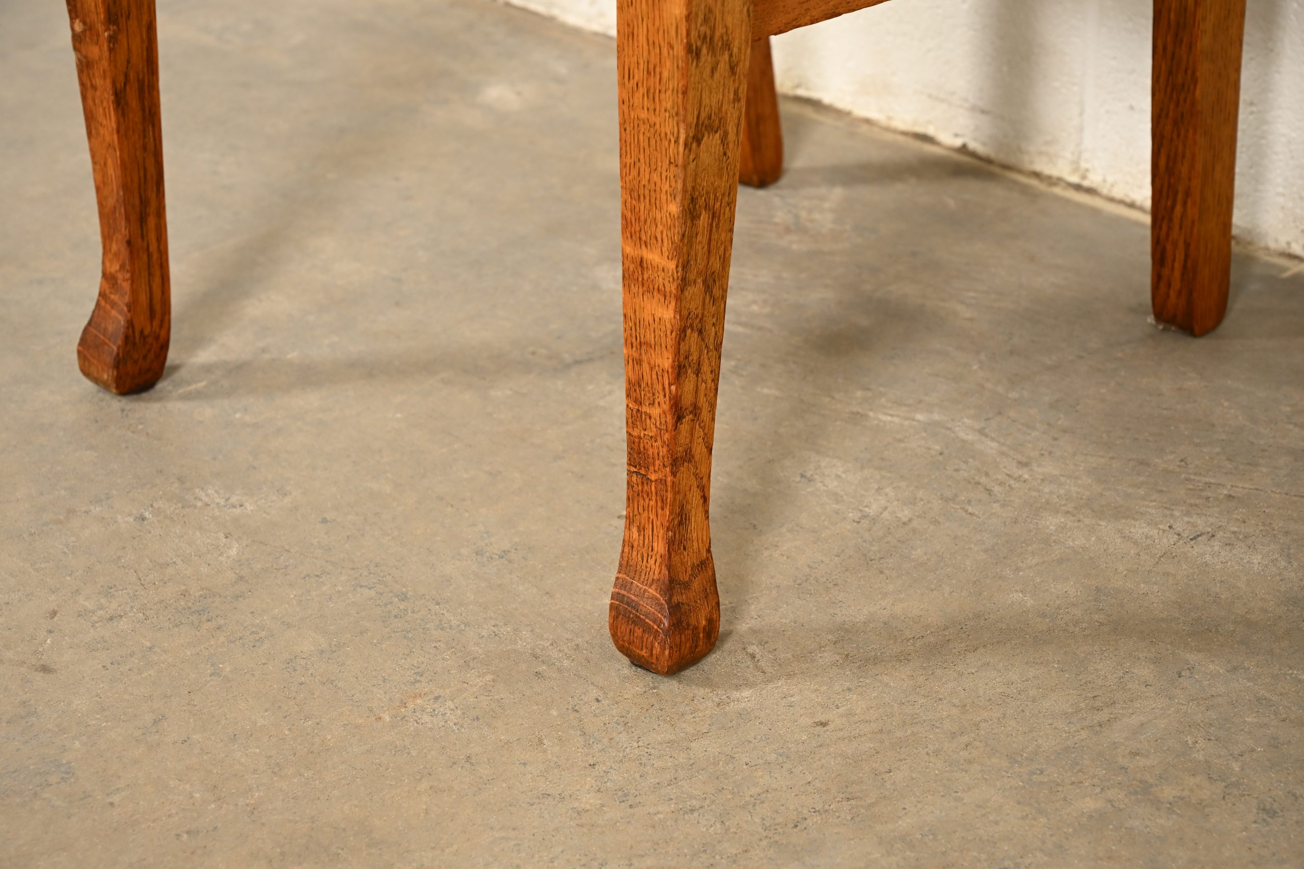 Heywood Wakefield Antique Mission Oak Arts & Crafts Dining Chairs, Set of Four - Image 10