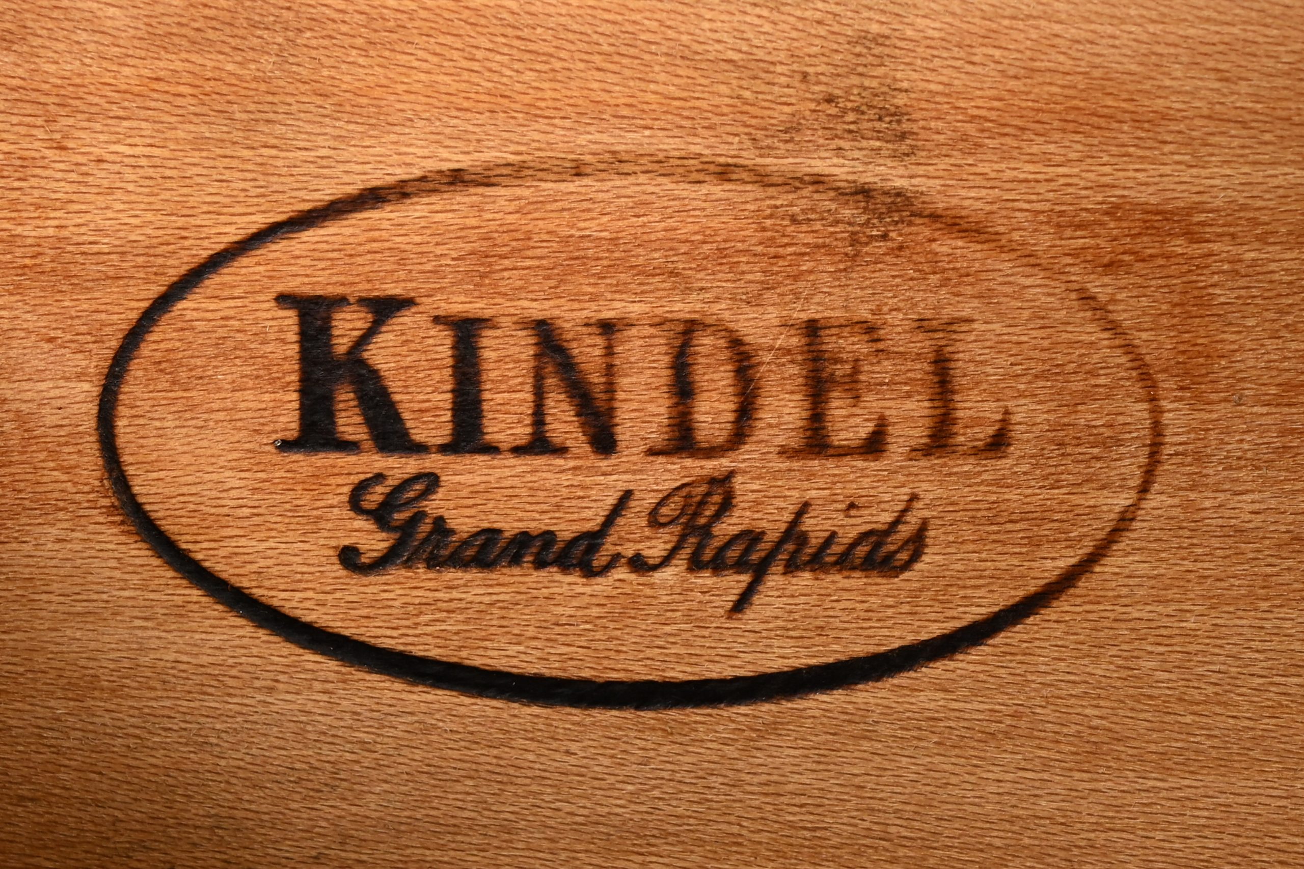 Kindel Furniture Georgian Solid Mahogany Block Front Nightstand - Image 9