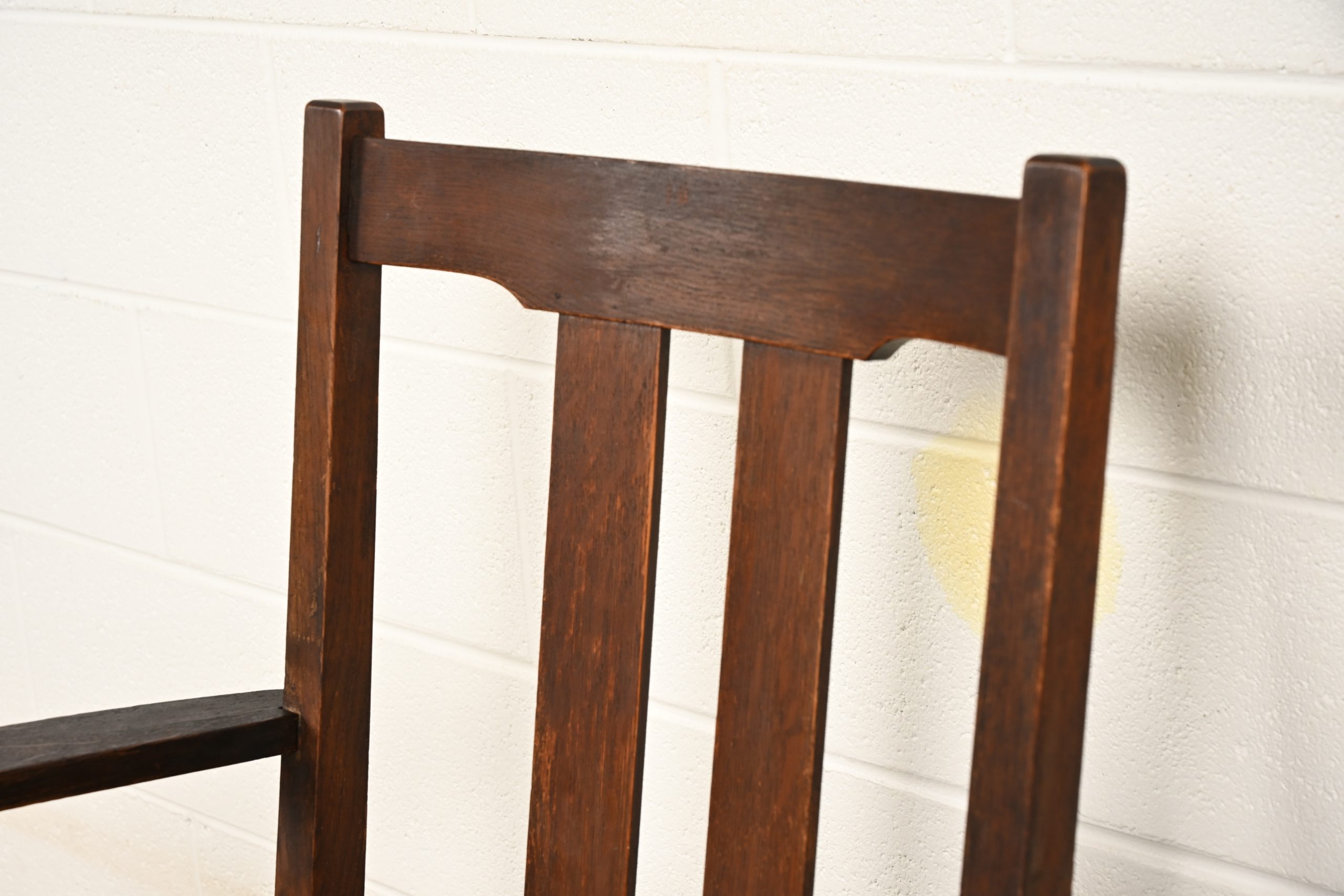 Limbert Antique Mission Oak Arts & Crafts Rocking Chair, Circa 1910 - Image 6