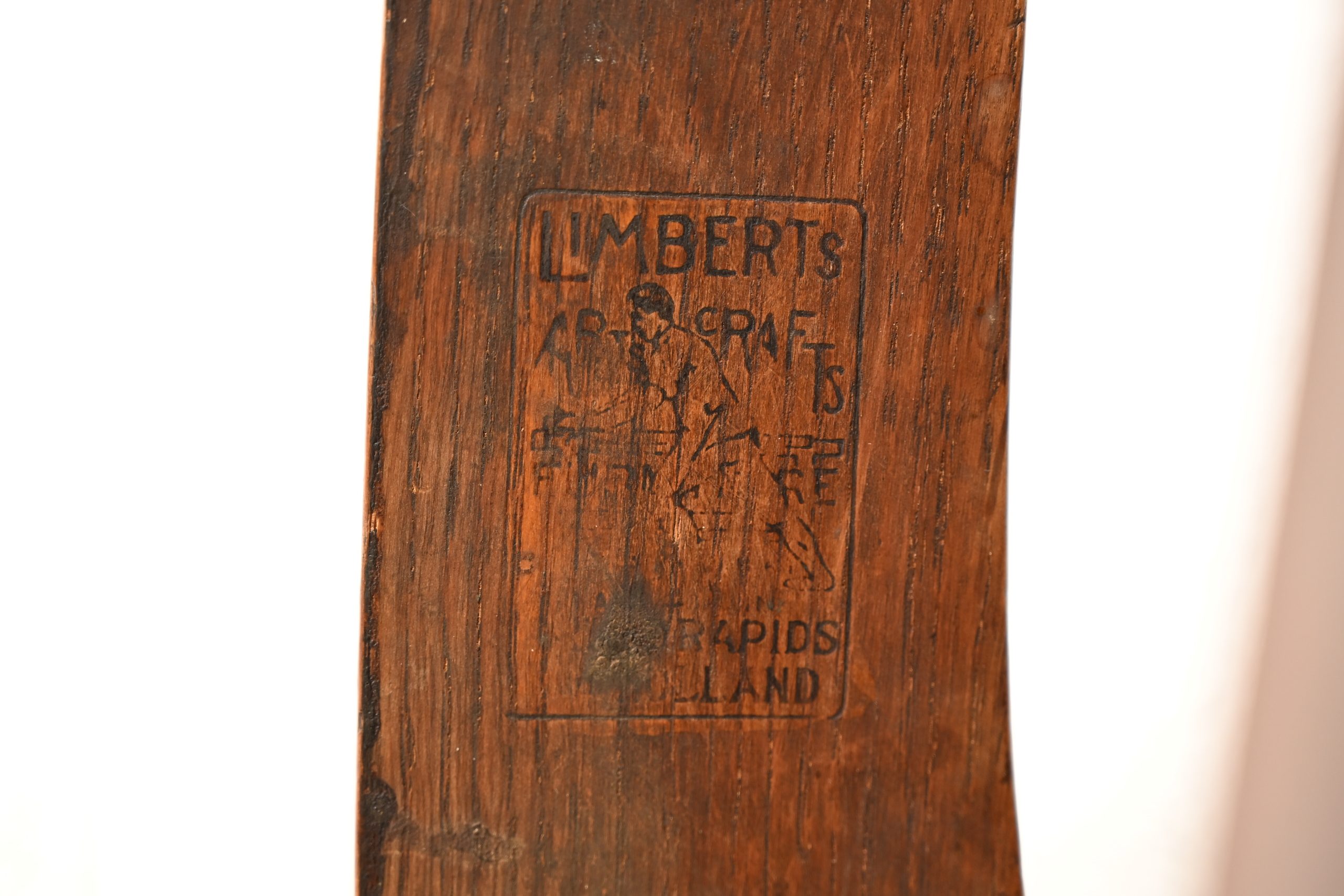 Limbert Antique Mission Oak Arts & Crafts Rocking Chair, Circa 1910 - Image 12