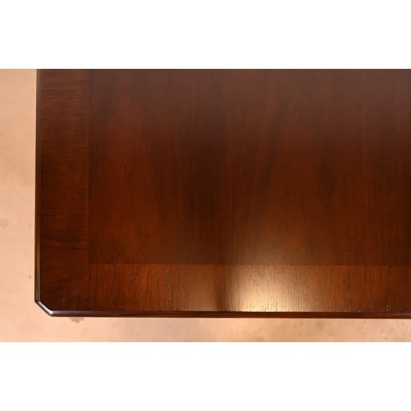 Drexel Chippendale Mahogany Extension Dining Table, Newly Refinished - Image 12