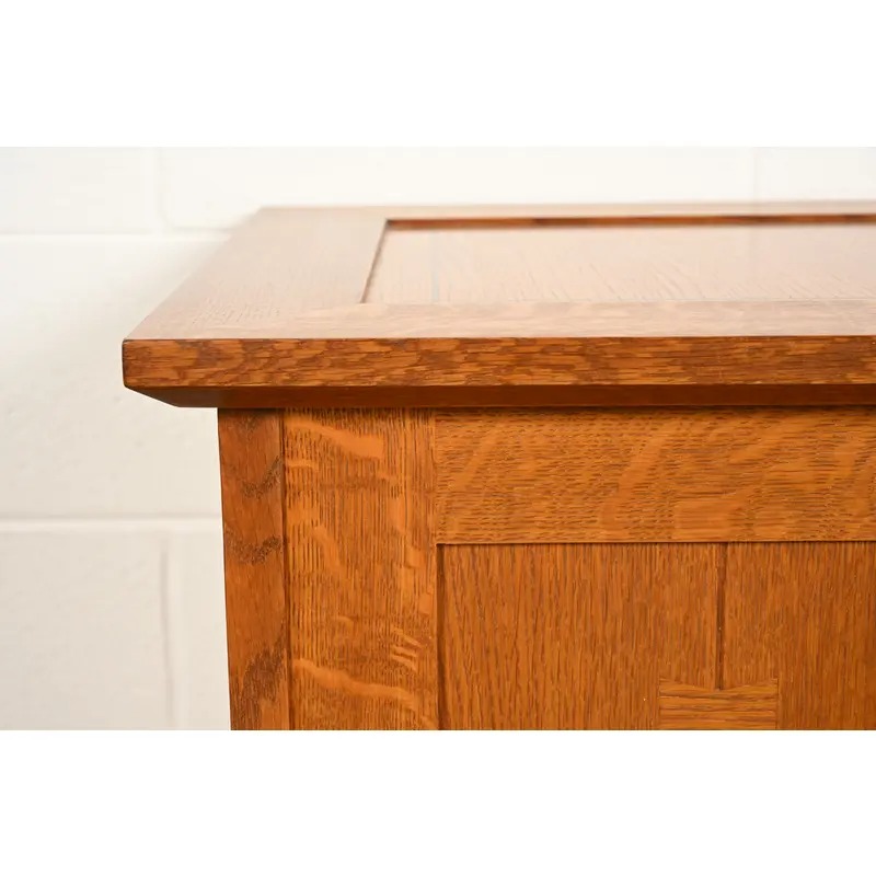 Stickley Harvey Ellis Collection Mission Arts & Crafts Inlaid Oak Blanket Chest - Image 12
