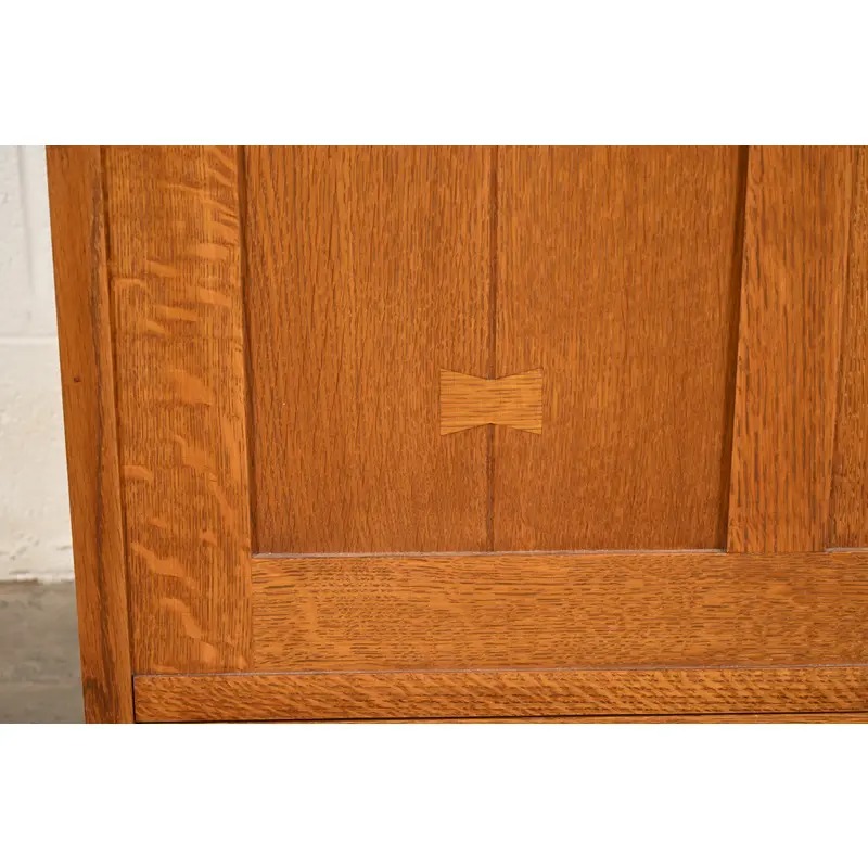Stickley Harvey Ellis Collection Mission Arts & Crafts Inlaid Oak Blanket Chest - Image 13