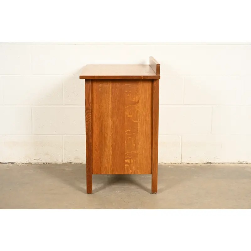 Stickley Mission Oak Arts & Crafts Nightstand or Bachelor Chest - Image 13