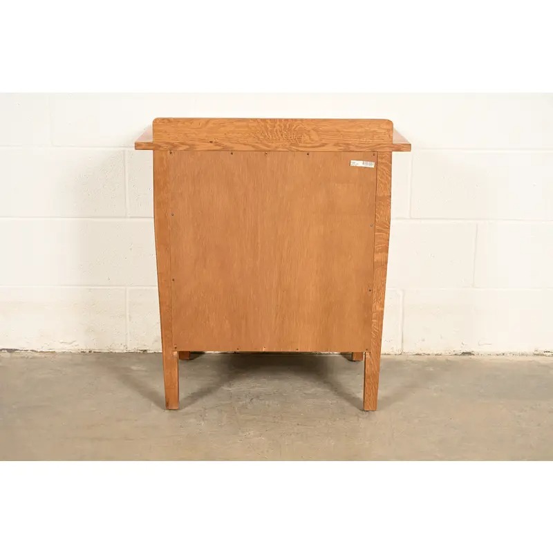 Stickley Mission Oak Arts & Crafts Nightstand or Bachelor Chest - Image 15