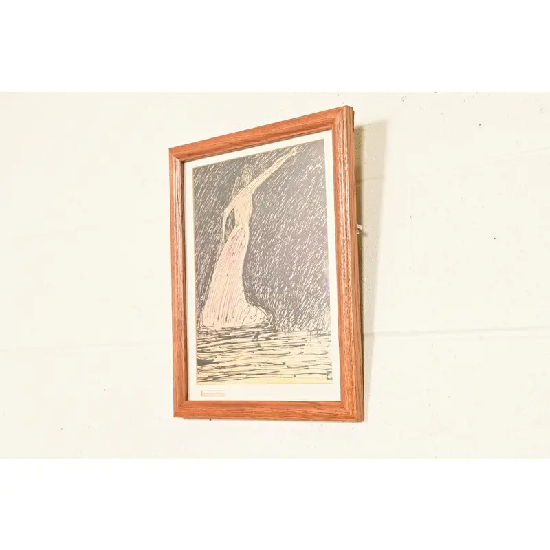 Original "Dancer" Framed Print by Rabindranath Tagore - Image 3